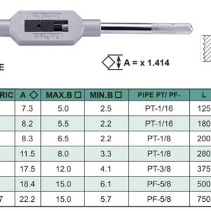 Tay quay taro – ảnh catalogue VERTEX đời trước