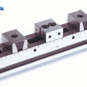 Ê tô dãy VERTEX dòng VFL, hàm kẹp trượt trên thanh ray, ảnh tổng thể