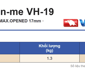 Bảng thông số giá kẹp pan-me VH-19 VERTEX