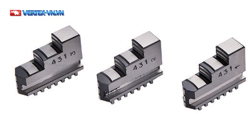 Chấu kẹp 3 và 4 chấu của mâm cặp gia công đứng VMJ VERTEX