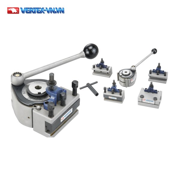 Đài dao thay nhanh máy tiện 40 vị trí kiểu Âu VERTEX VTP-F40 kèm bộ giá kẹp dao