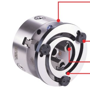 Vòng kẹp tiện chấu mềm VFR VERTEX lắp trên mâm cặp, dùng để kẹp chấu mềm trong lúc tiện chấu