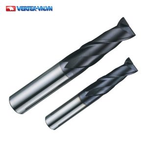 Dao phay ngón hợp kim 2 me VERTEX VE122 (thép dưới 48 HRC)