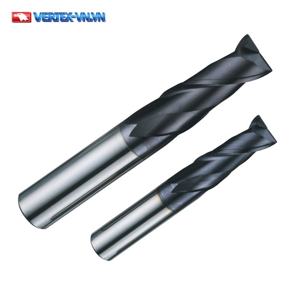 Dao phay ngón hợp kim 2 me VERTEX VE122, VE125, VE127, VE112
