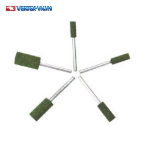 Đá mài đánh bóng WR, đầu mài bánh xốp đàn hồi (sponge wheel) hạt 120 gắn trục