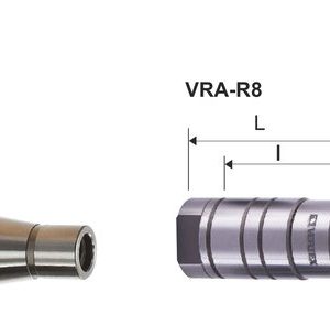 Bản vẽ ký hiệu kích thước arbor dao đi kèm VRA (L, l)